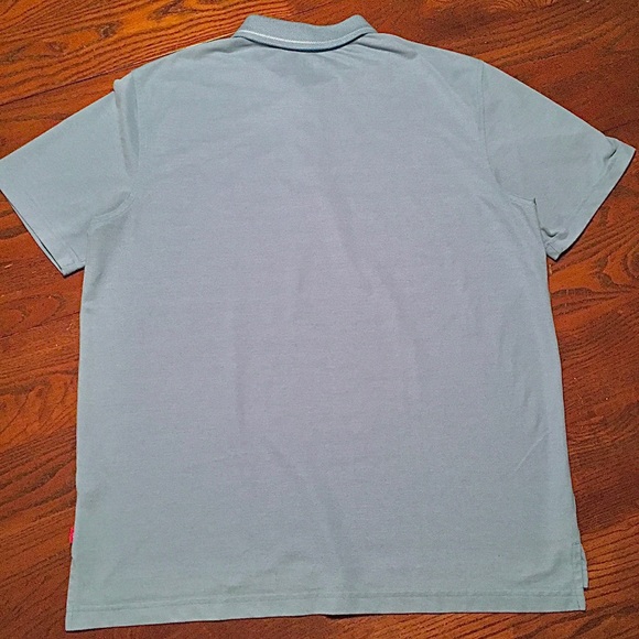 IZOD Golf Polo DRI FIT Sport Chaps Logo Light Blue - Picture 4 of 4